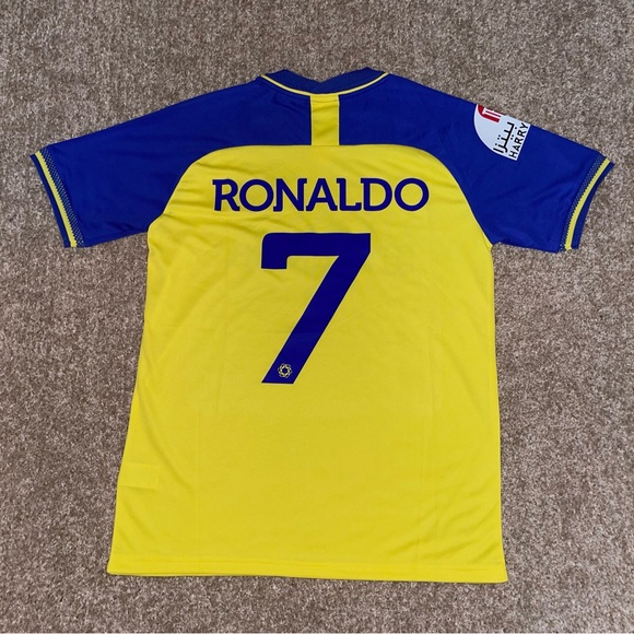 Duneus Al Nassr Cristiano Ronaldo Men’s Home Soccer Jersey 22/23🆕 - Picture 1 of 12